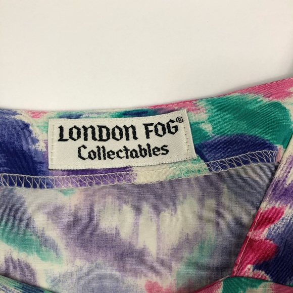 Vintage London Fog Floral Print Camisole Sz 10 - Picture 4 of 7